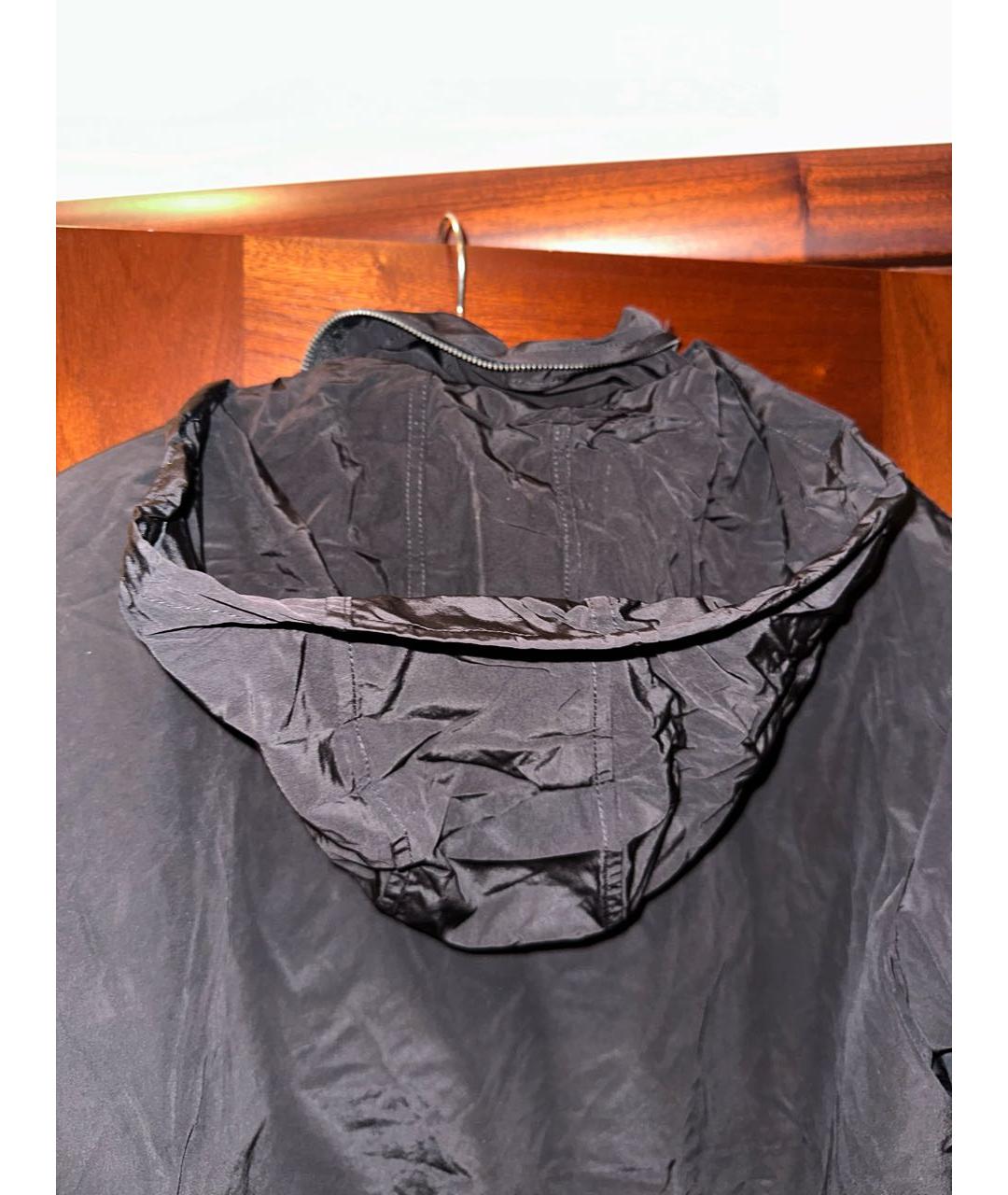 ARMANI JEANS Черная полиуретановая куртка, фото 5