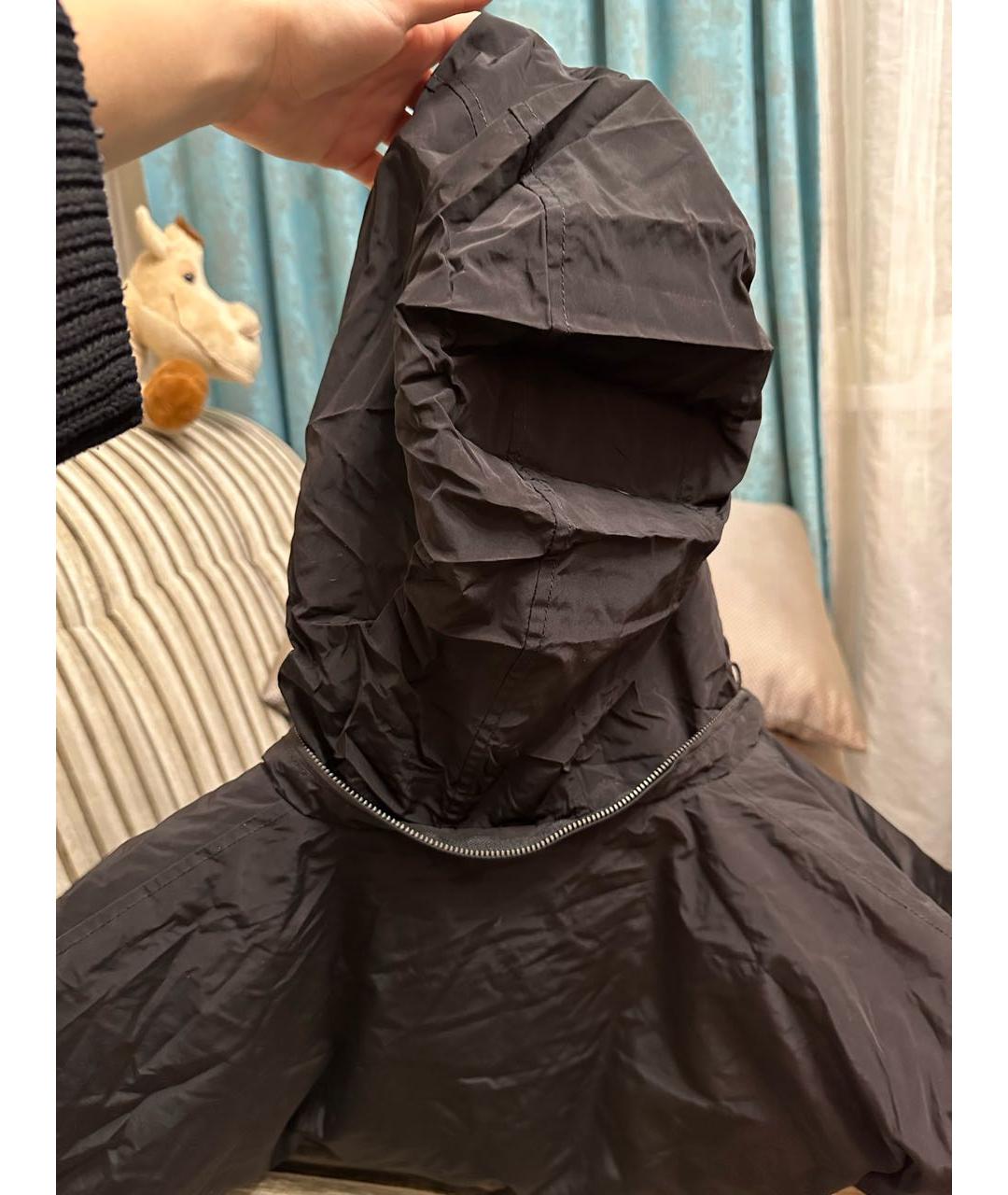 ARMANI JEANS Черная полиуретановая куртка, фото 6
