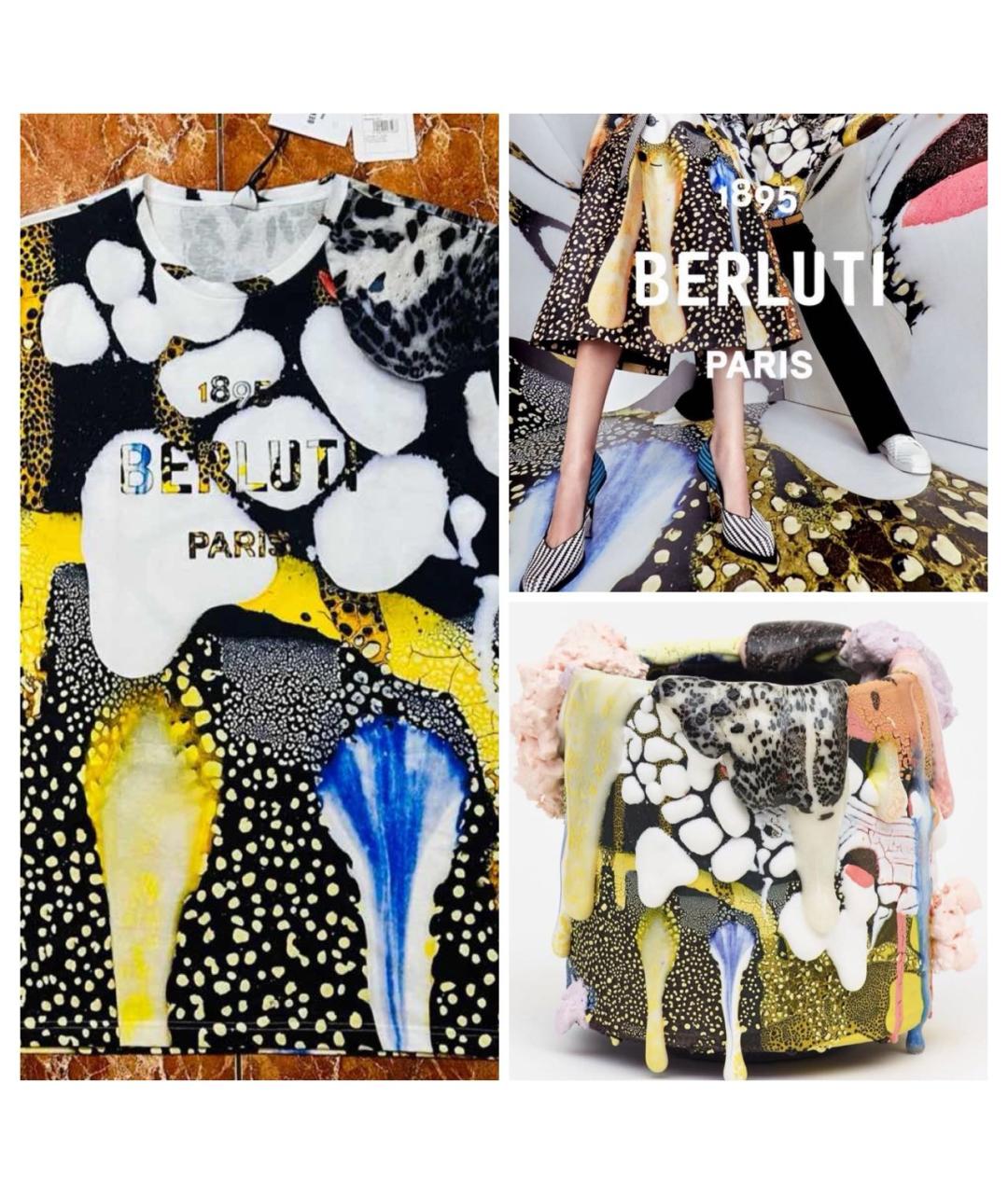 BERLUTI Мульти футболка, фото 8