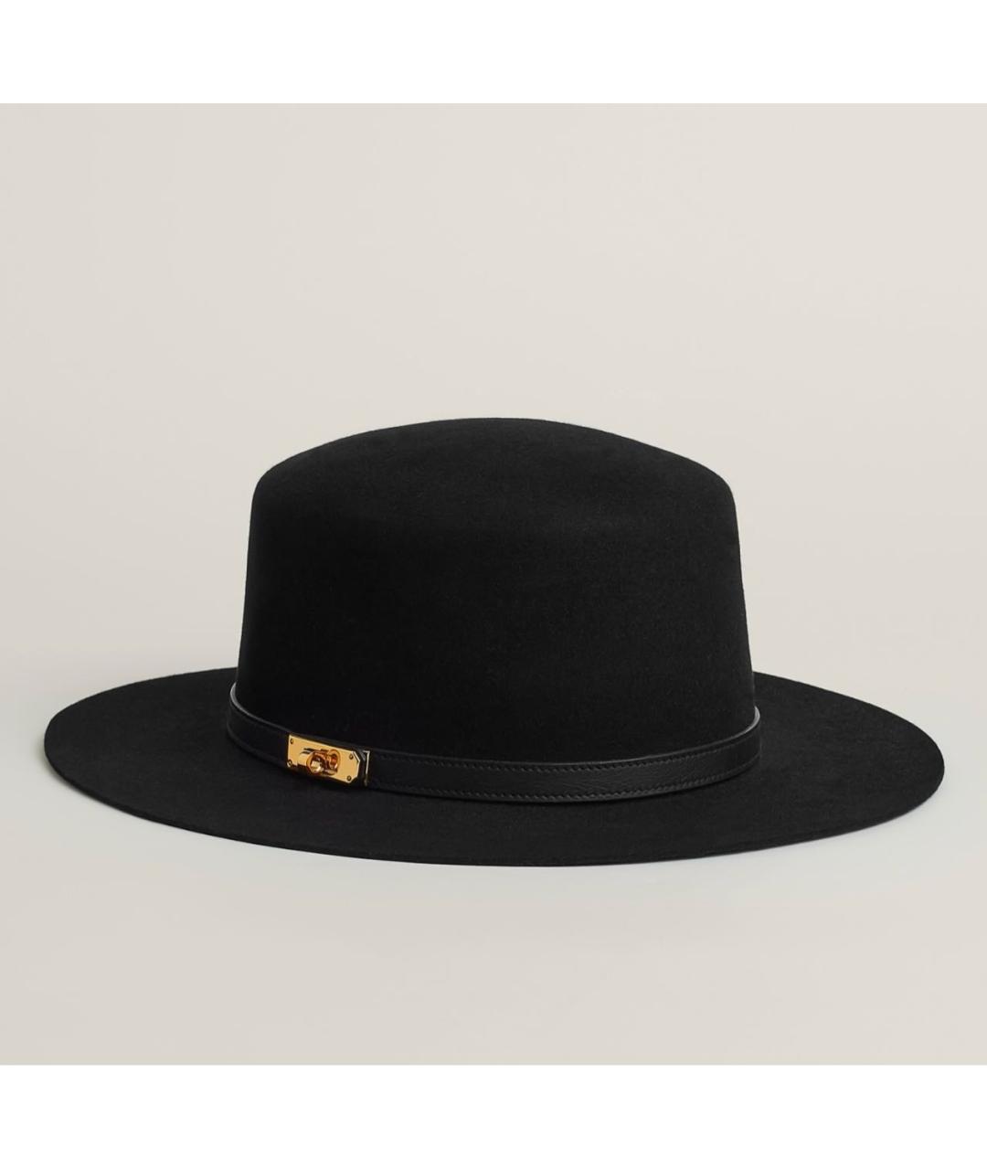 HERMES PRE-OWNED Черная шляпа, фото 3