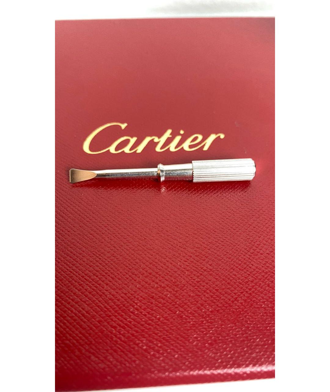 CARTIER Серебрянный браслет из белого золота, фото 4