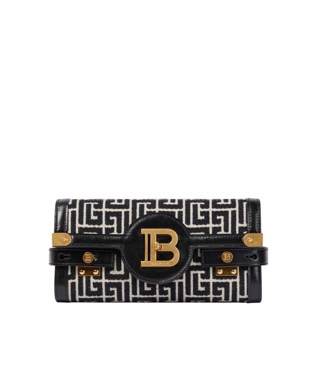 BALMAIN Черная тканевая сумка через плечо, фото 1