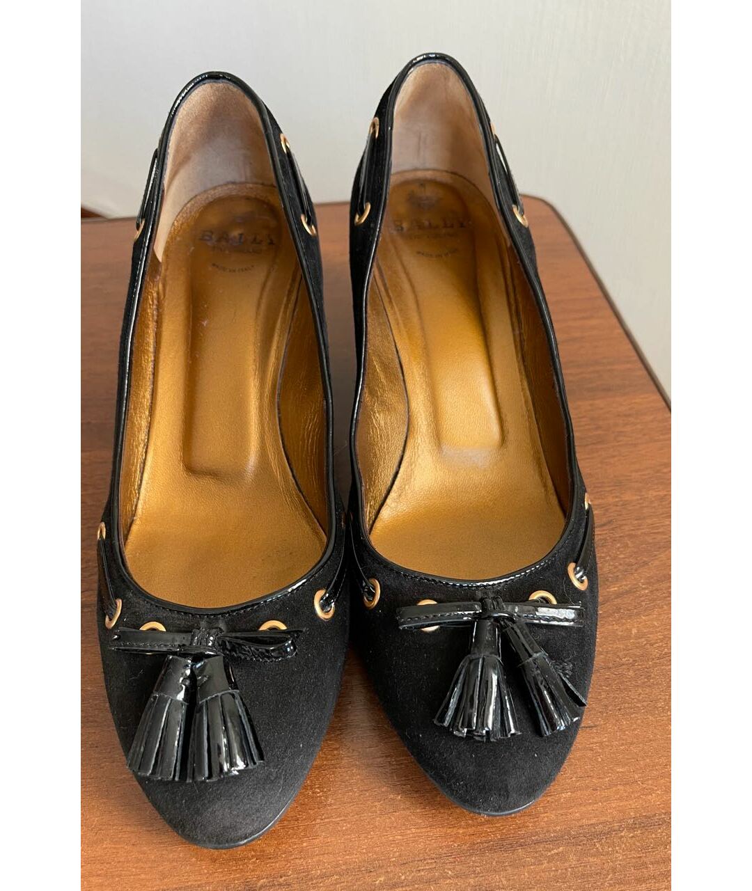 BALLY Черные замшевые туфли, фото 2