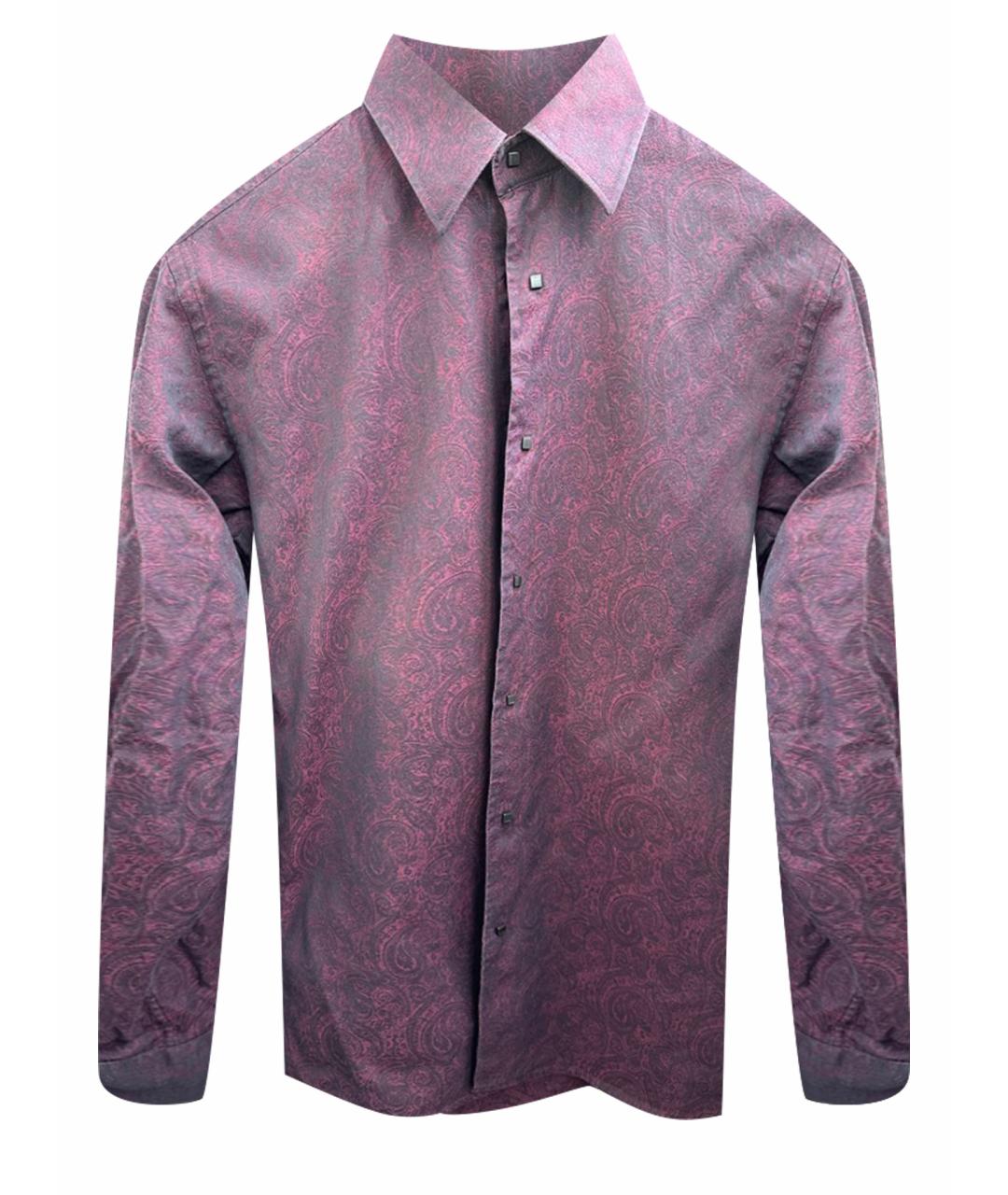 KARL LAGERFELD Бордовая хлопковая кэжуал рубашка, фото 1