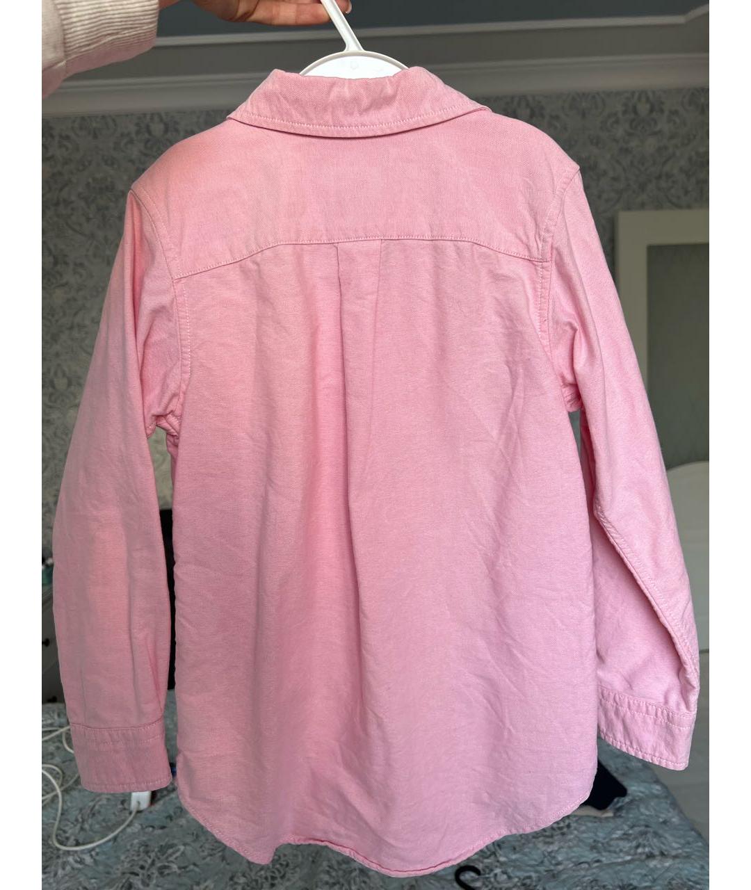 POLO RALPH LAUREN Розовая хлопковая детская рубашка, фото 2