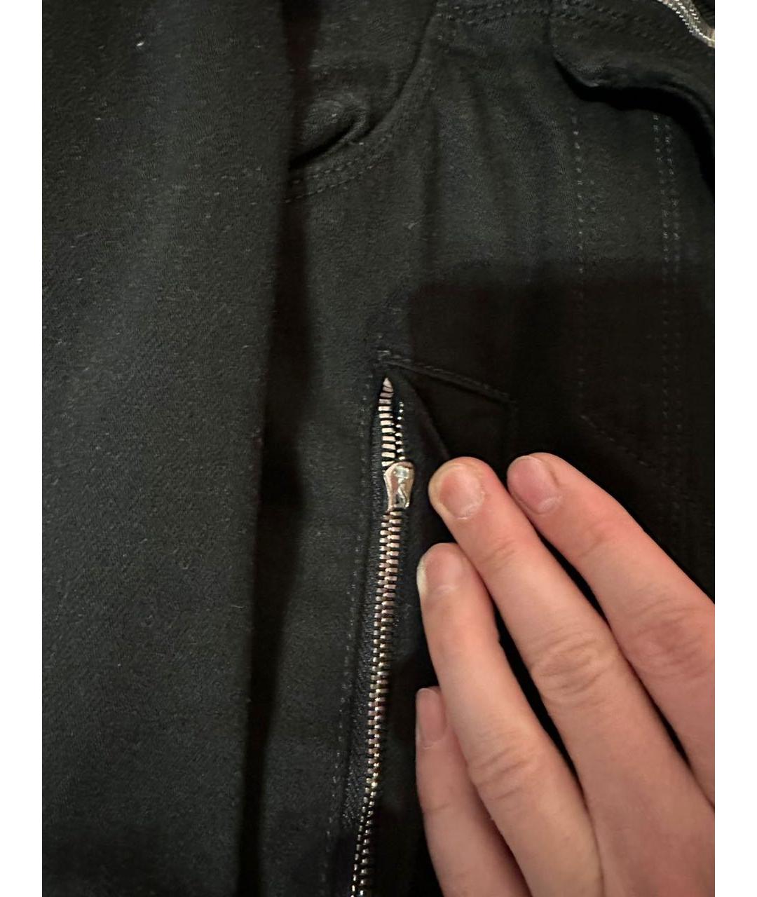 RTA Черная хлопковая куртка, фото 8