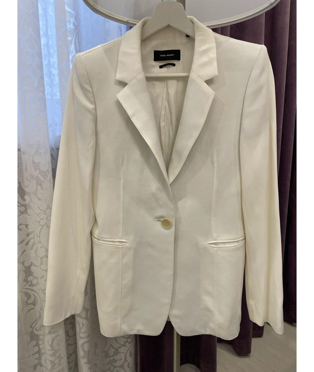 ISABEL MARANT Белый вискозный жакет/пиджак, фото 6