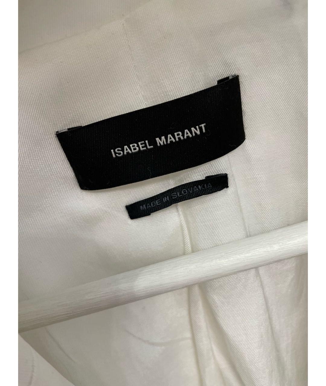 ISABEL MARANT Белый вискозный жакет/пиджак, фото 3