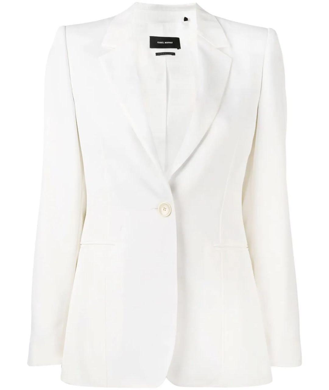 ISABEL MARANT Белый вискозный жакет/пиджак, фото 1