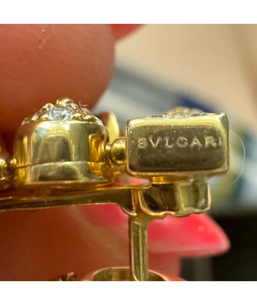 BVLGARI Золотые серьги из розового золота, фото 5