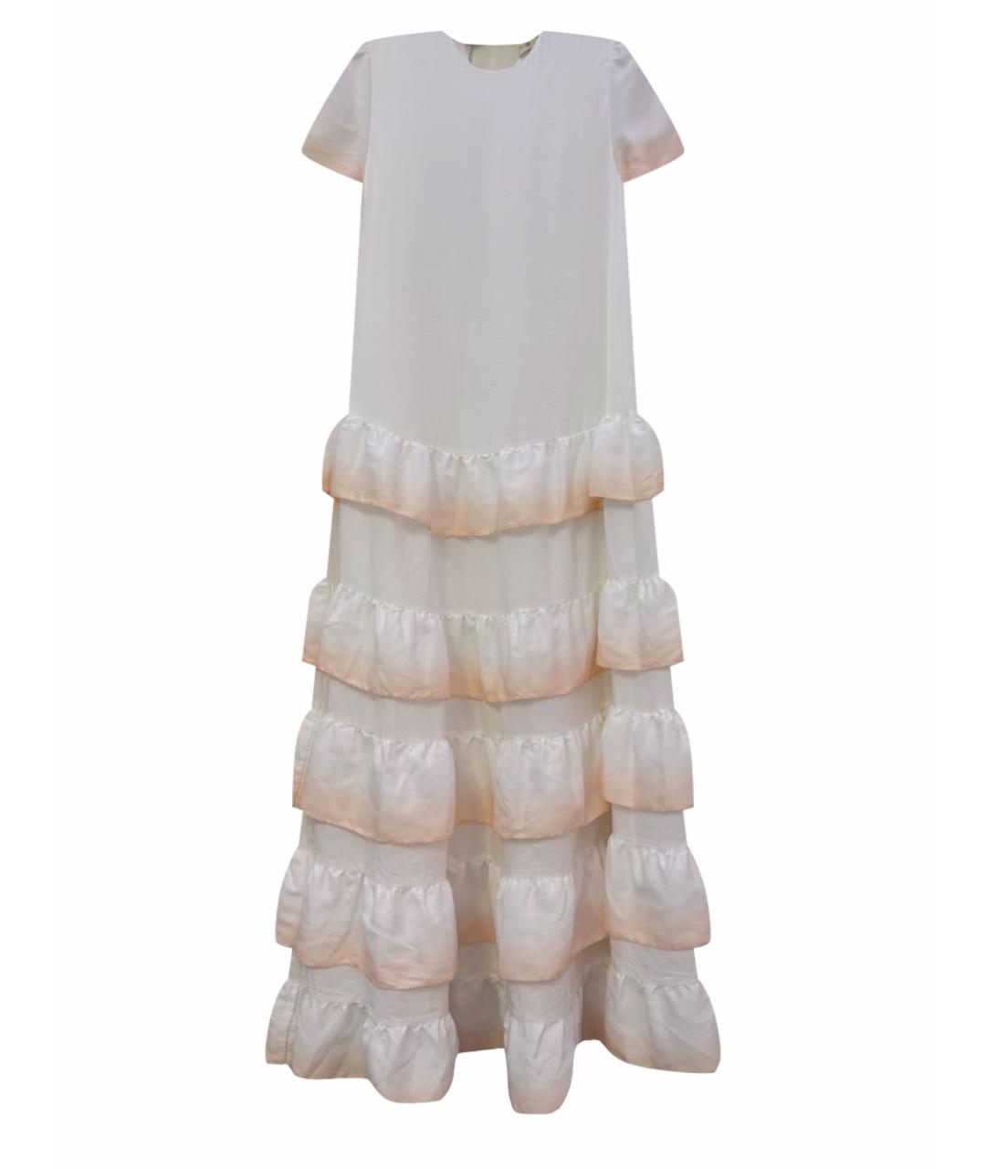 MAJE Белое полиэстеровое платье, фото 1