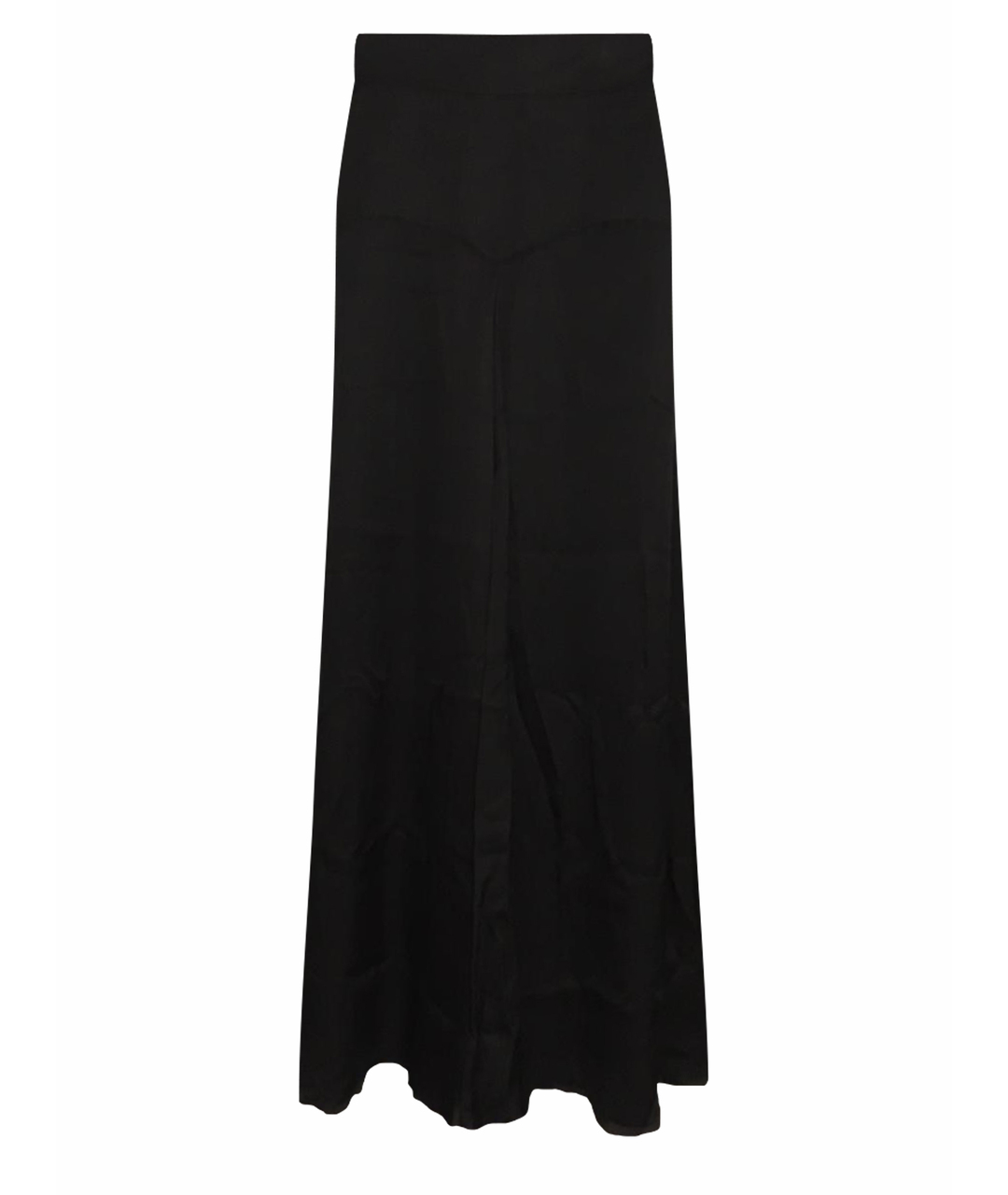 TEMPERLEY LONDON Черная шелковая юбка макси, фото 1