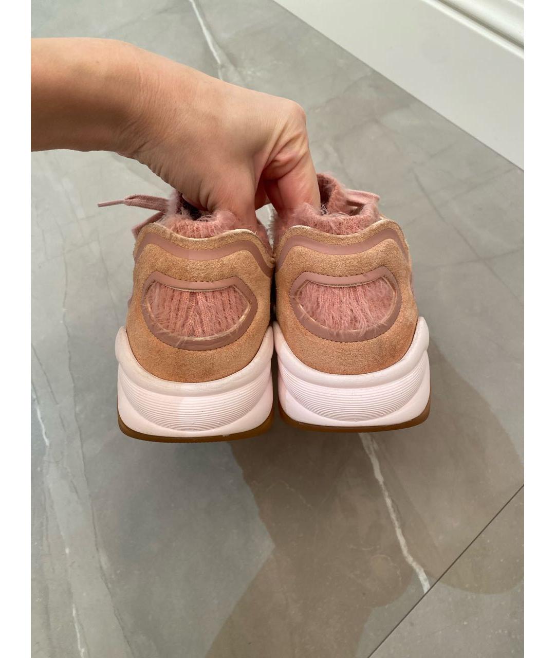 CHANEL PRE-OWNED Розовые кроссовки, фото 3