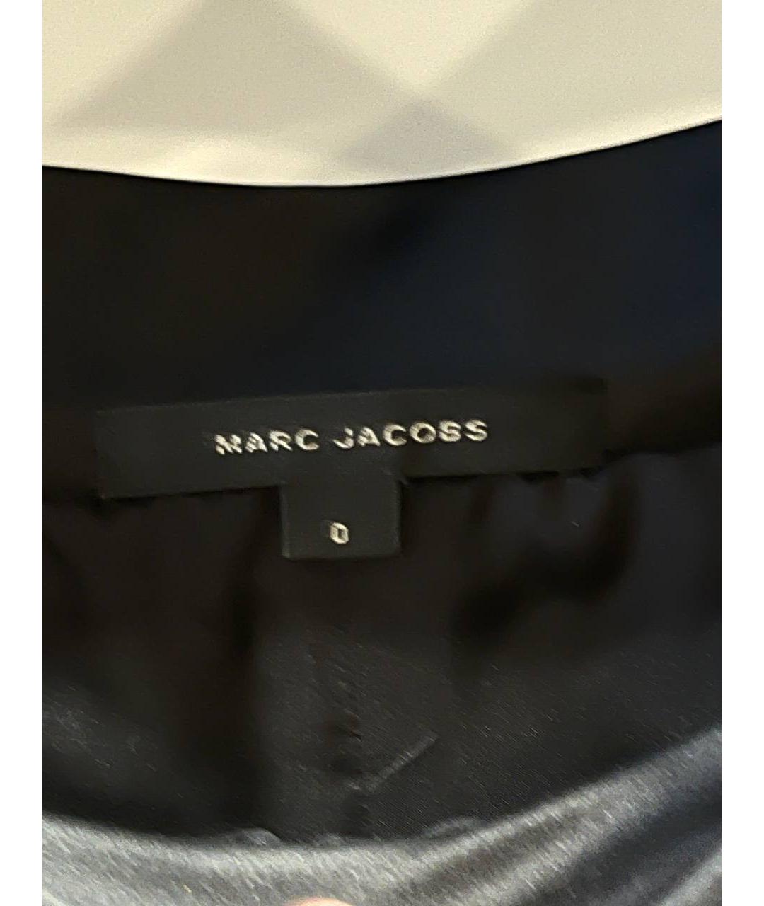 MARC JACOBS Черное шелковое повседневное платье, фото 4