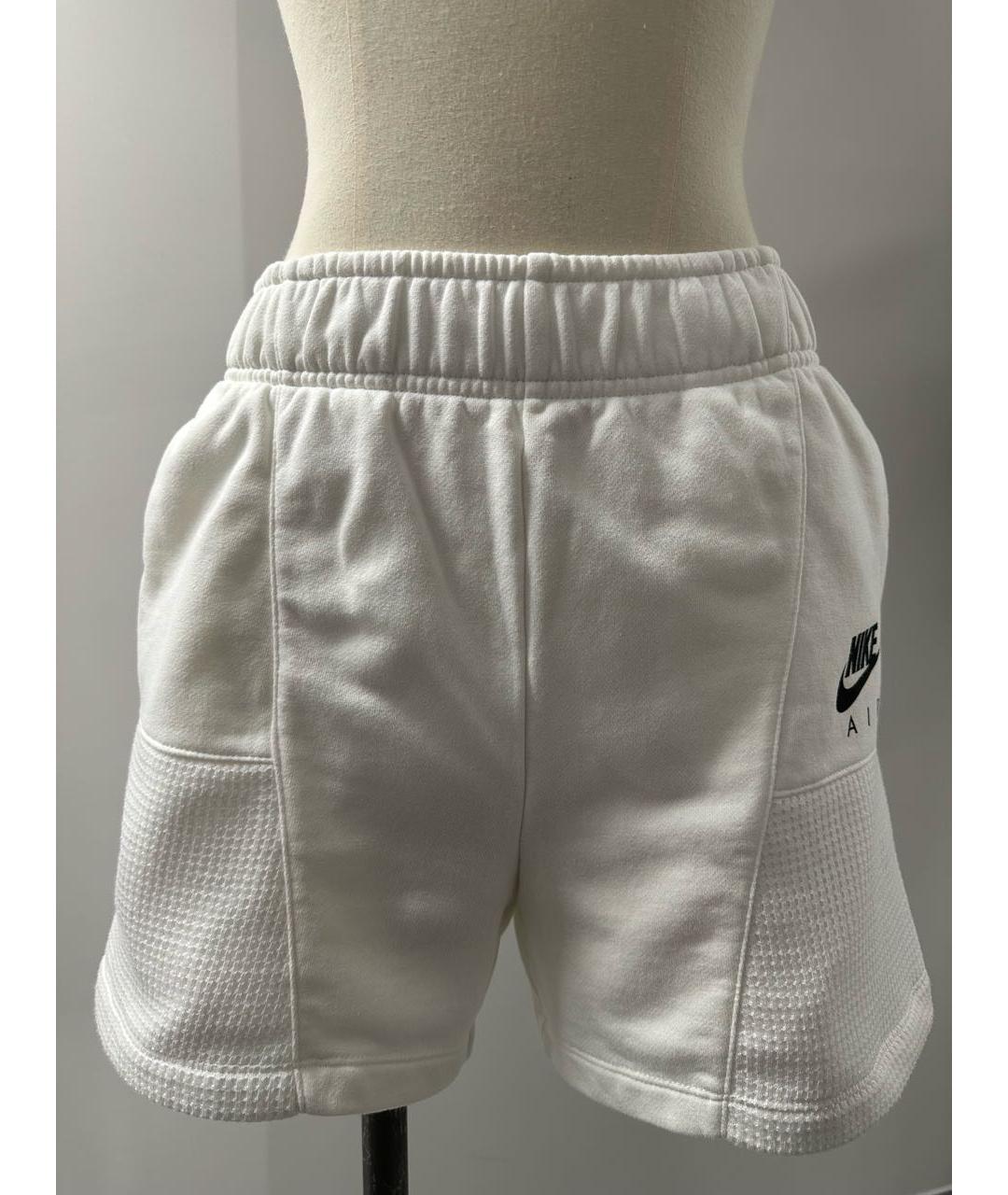 NIKE Белые хлопковые брюки и шорты, фото 9