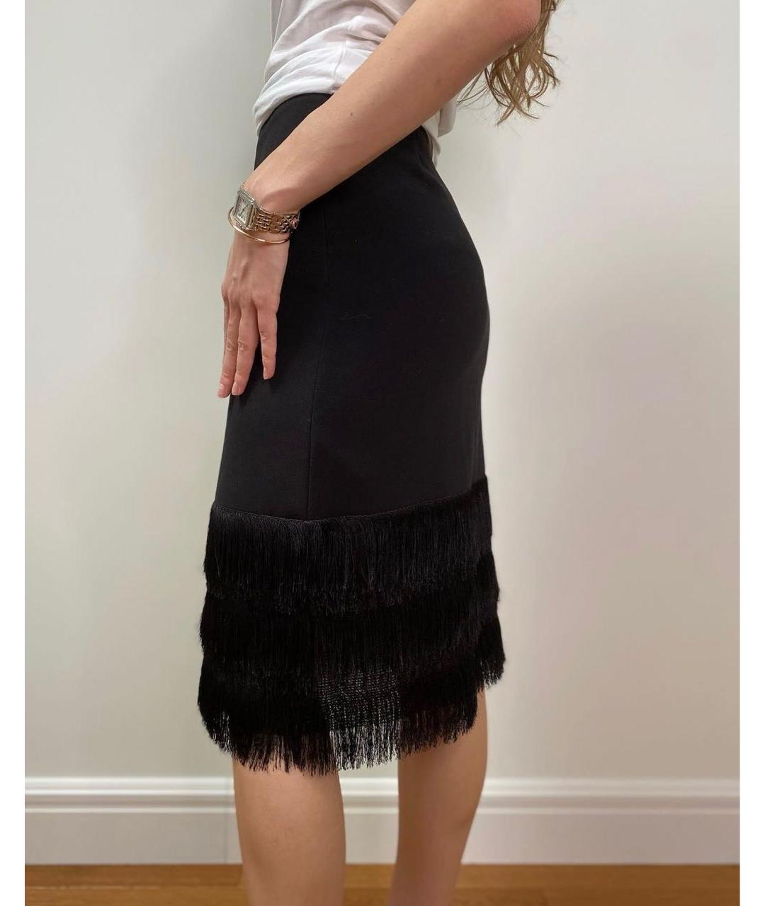 SANDRO Черный шифоновый костюм с юбками, фото 4