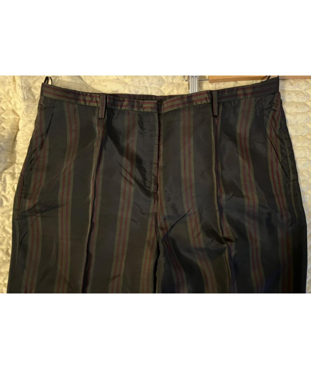 NO. 21 Мульти вискозные прямые брюки, фото 4