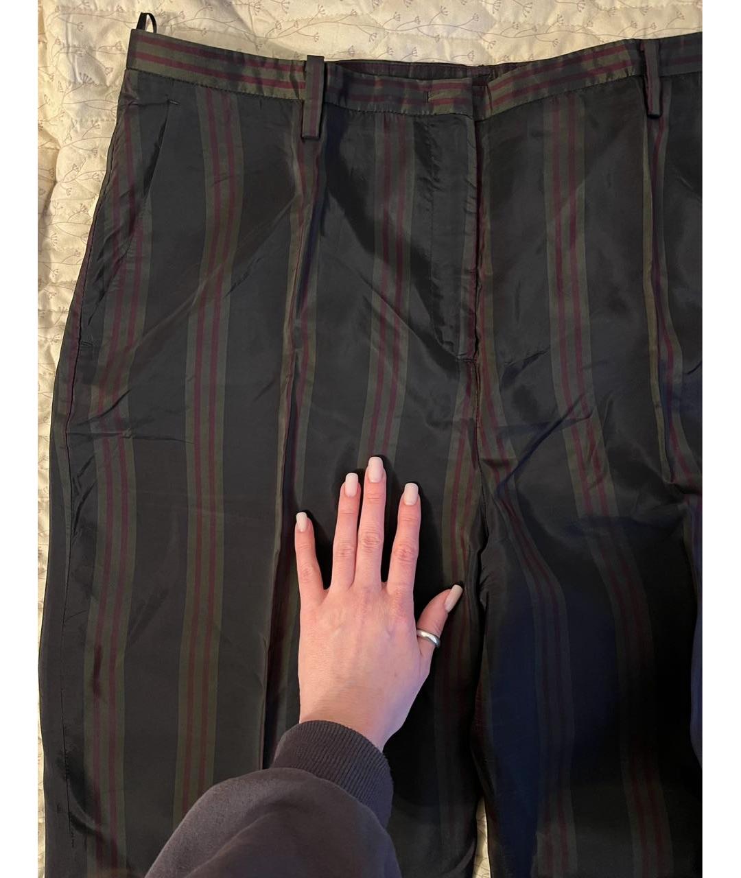 NO. 21 Мульти вискозные прямые брюки, фото 6