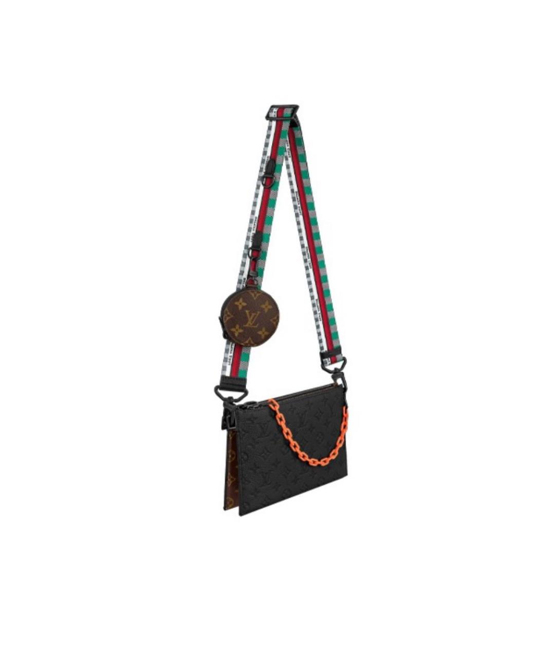 LOUIS VUITTON Черная сумка на плечо, фото 4