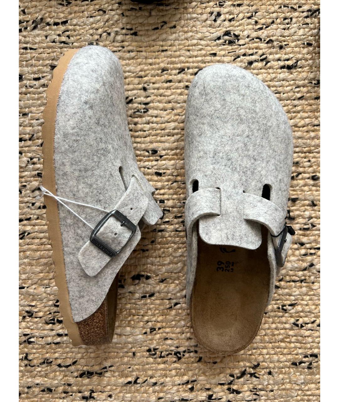 BIRKENSTOCK Серые сабо, фото 6