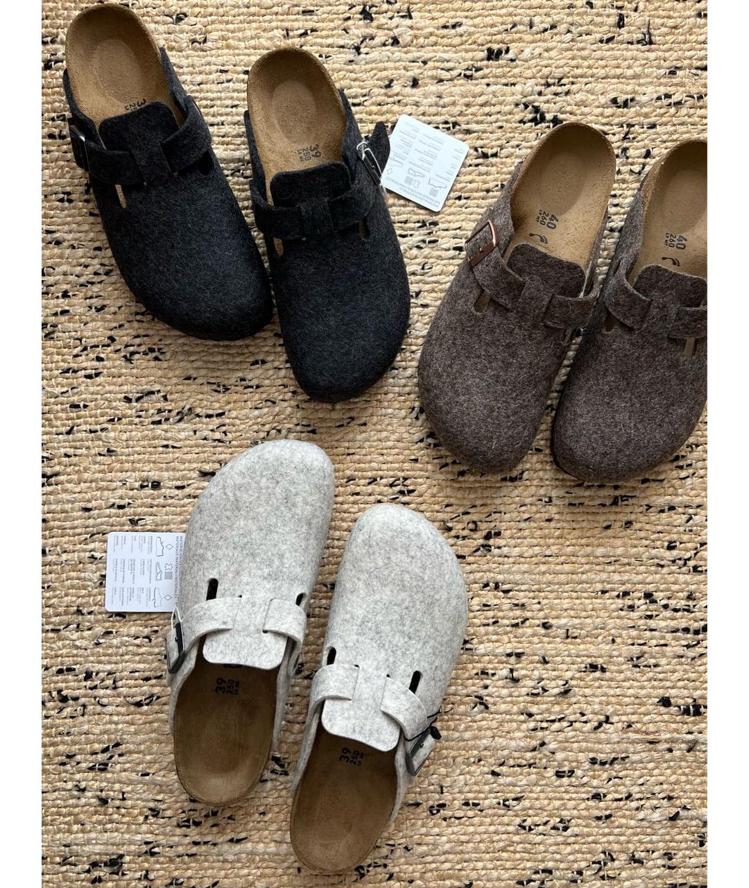 BIRKENSTOCK Серые сабо, фото 5