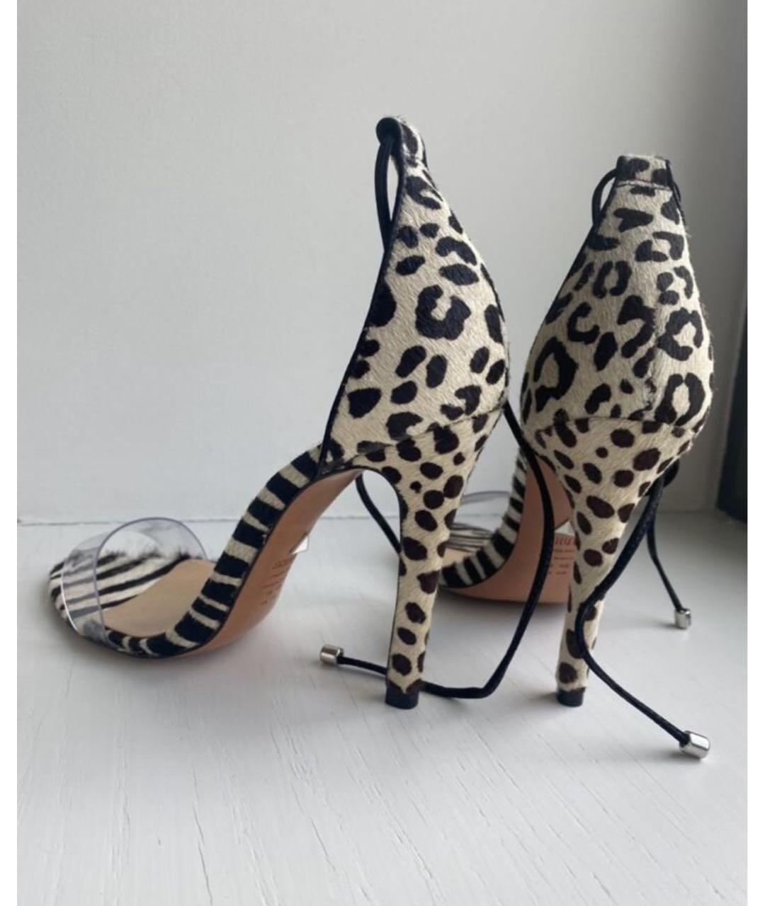 SCHUTZ Мульти кожаные босоножки, фото 3