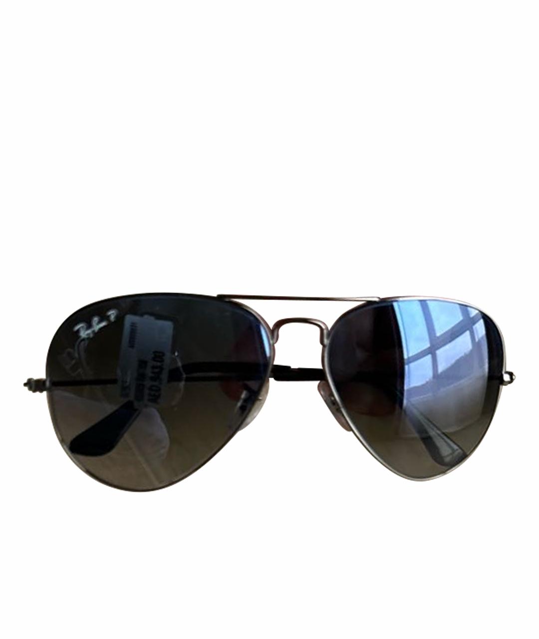 RAY BAN Темно-синие пластиковые солнцезащитные очки, фото 1