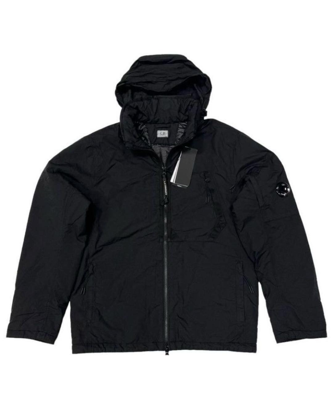 CP COMPANY Черная полиэстеровая куртка, фото 1