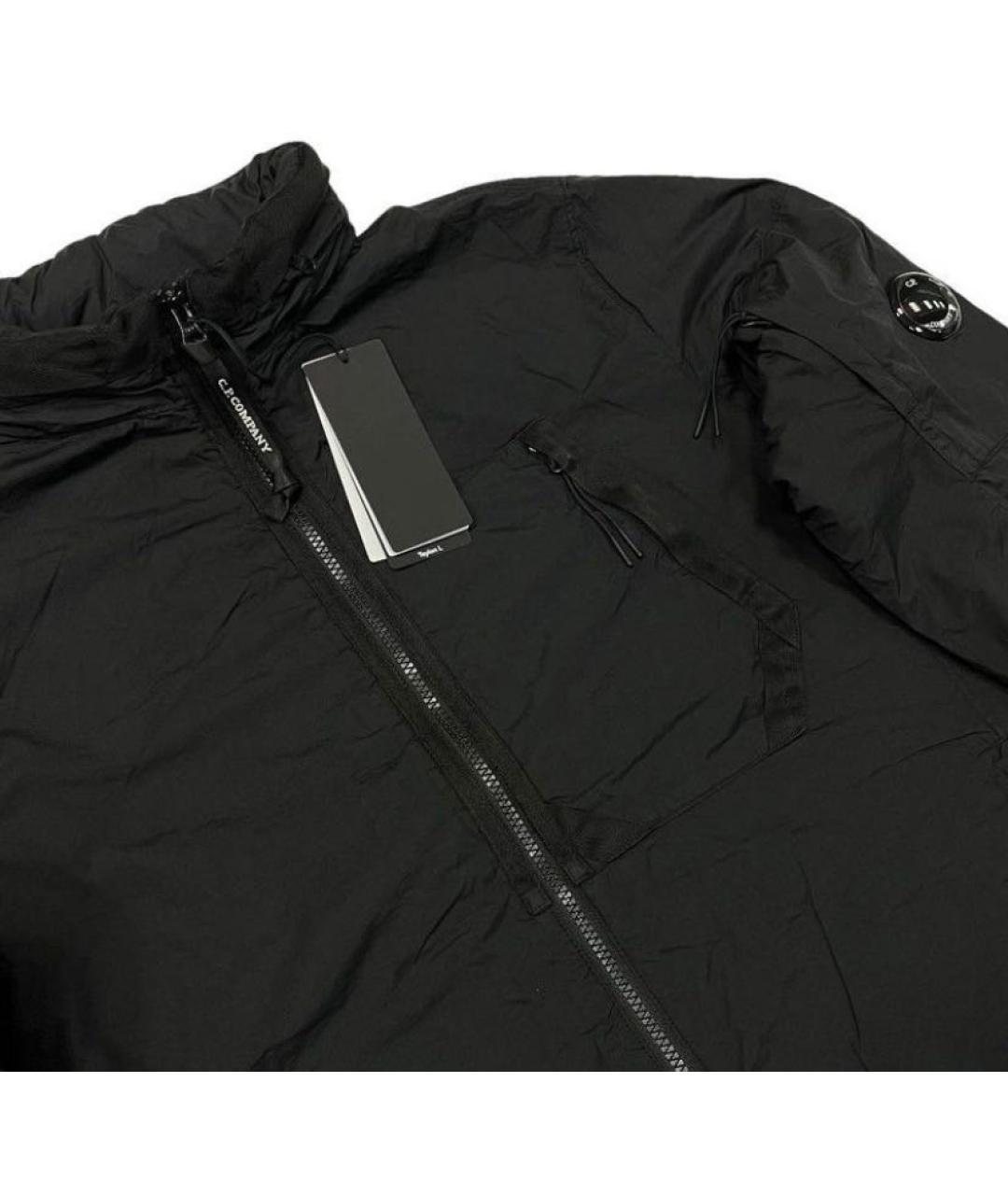CP COMPANY Черная полиэстеровая куртка, фото 4