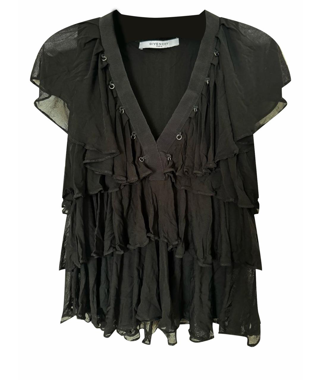 GIVENCHY Черная вискозная блузы, фото 1