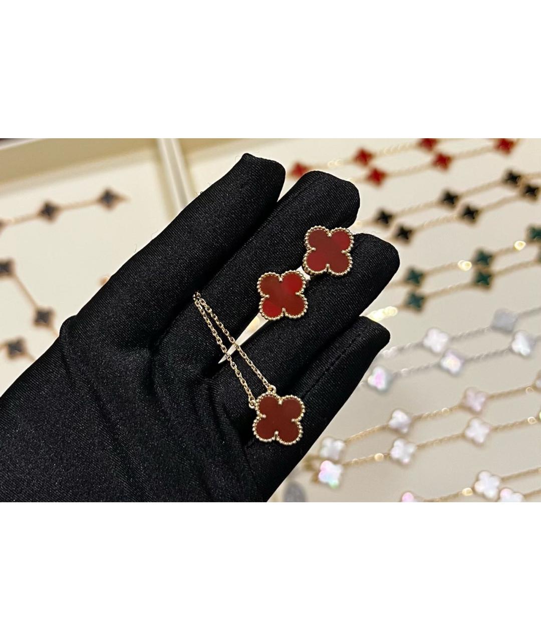 VAN CLEEF & ARPELS Красная подвеска из желтого золота, фото 4