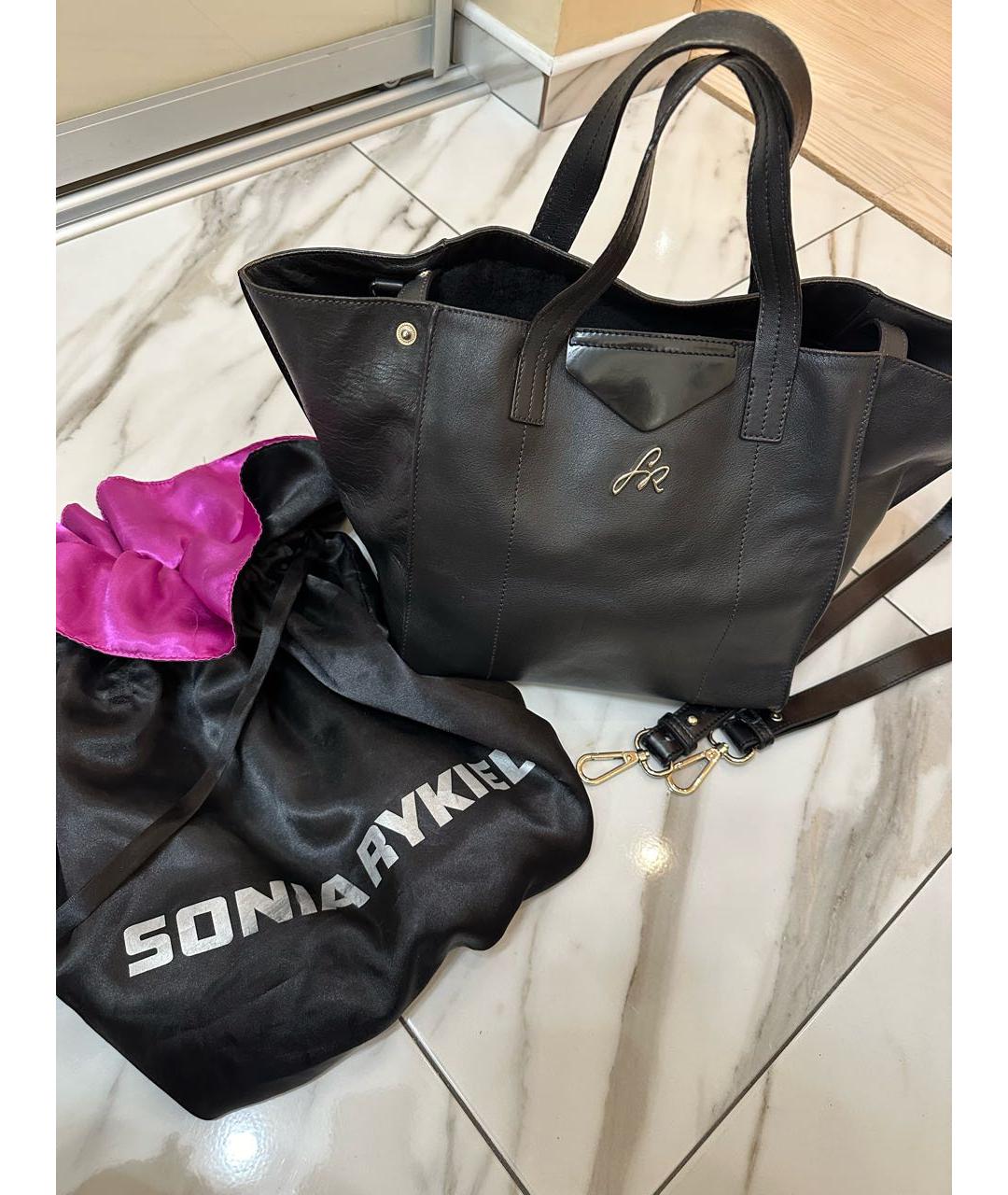 Sonia Rykiel Pre-Owned Коричневая кожаная сумка тоут, фото 4