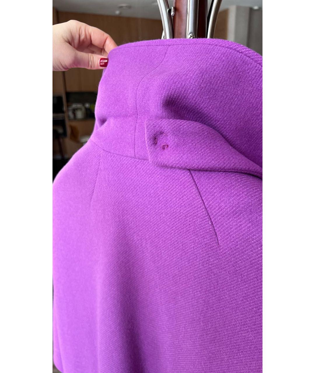 SONIA RYKIEL Фиолетовое шерстяное пальто, фото 7