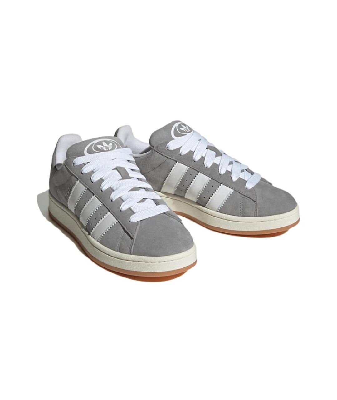 ADIDAS Серые замшевые кеды, фото 2