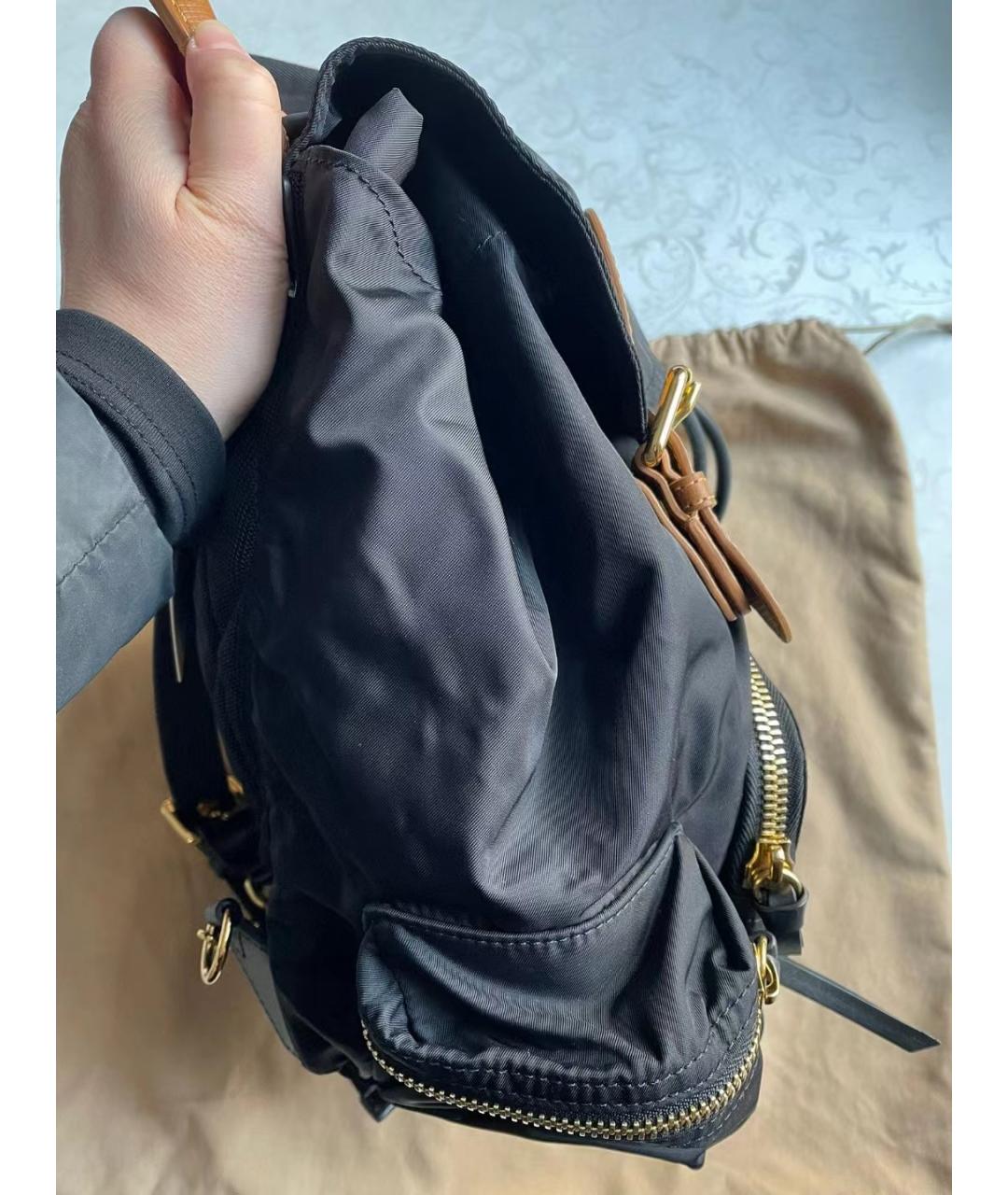 BURBERRY Черный рюкзак, фото 6