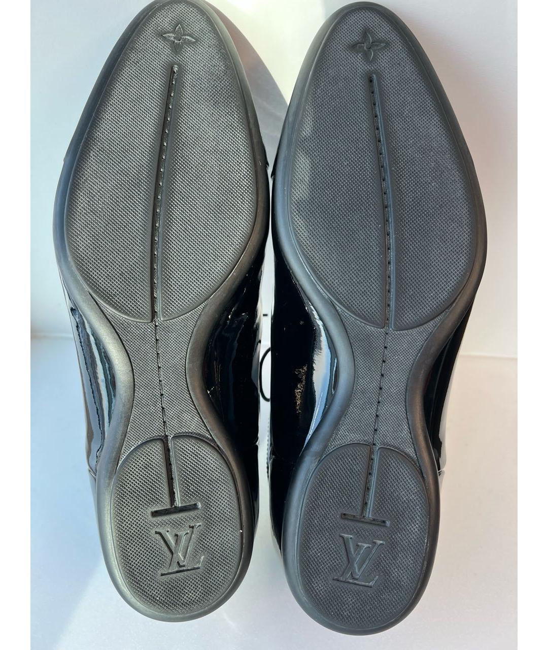 LOUIS VUITTON Черные туфли из лакированной кожи, фото 7
