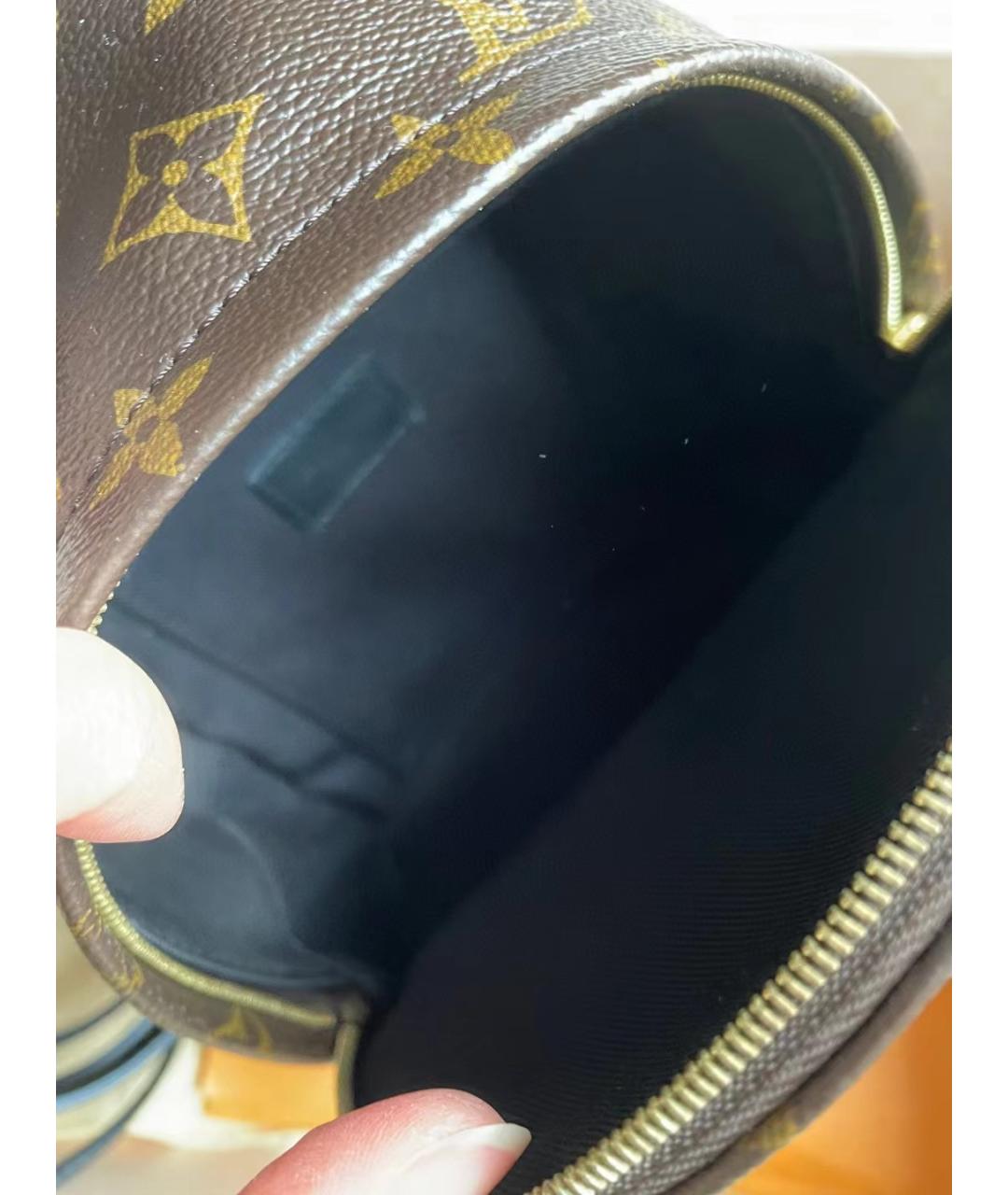 LOUIS VUITTON Коричневый рюкзак, фото 4