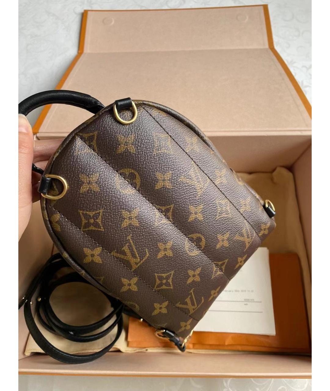 LOUIS VUITTON Коричневый рюкзак, фото 6