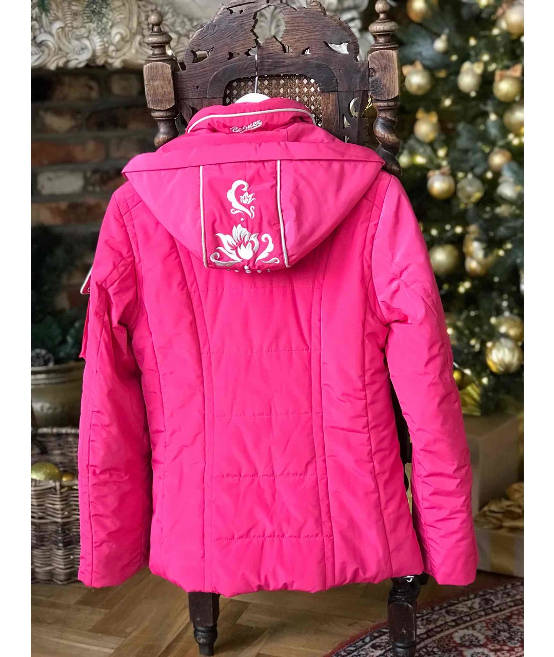 BOGNER Розовая полиэстеровая куртка, фото 2
