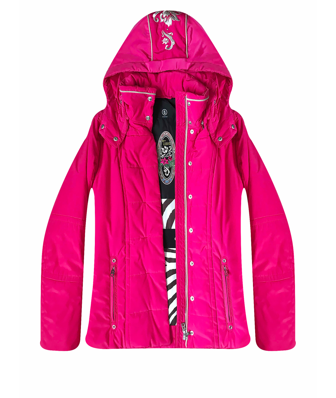 BOGNER Розовая полиэстеровая куртка, фото 1