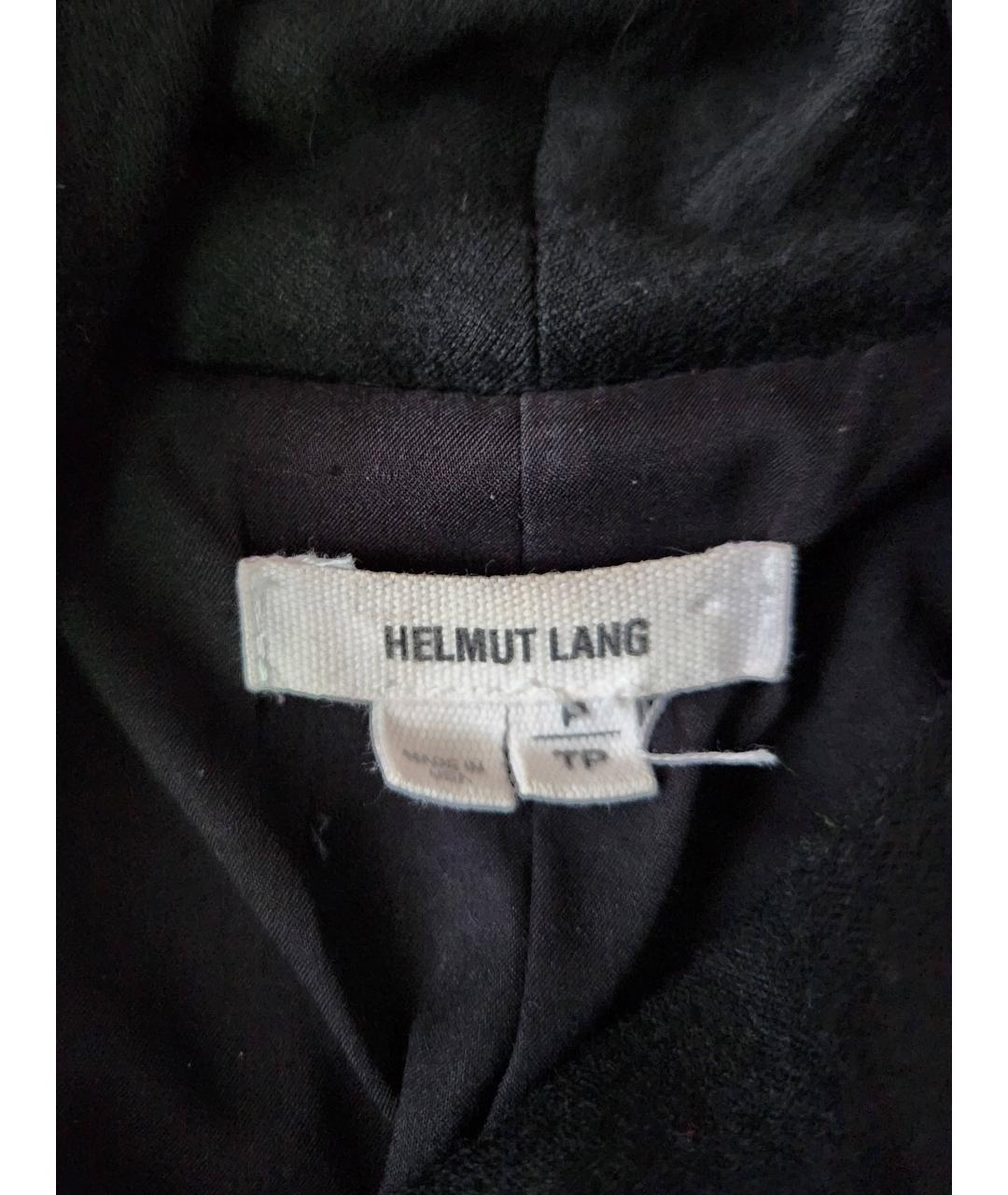 HELMUT LANG Черный шерстяной жакет/пиджак, фото 3