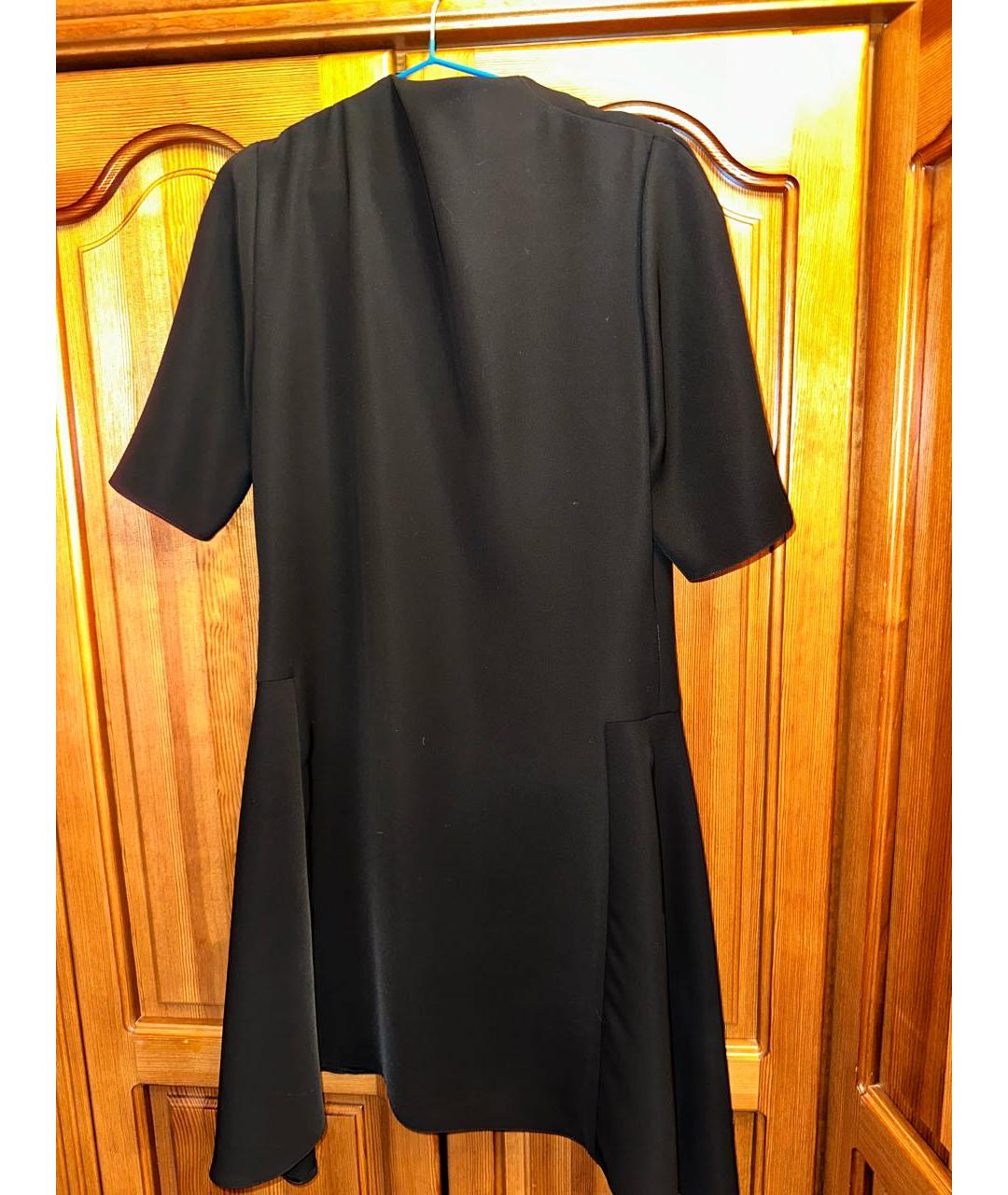 PRADA Черное полиэстеровое платье, фото 2
