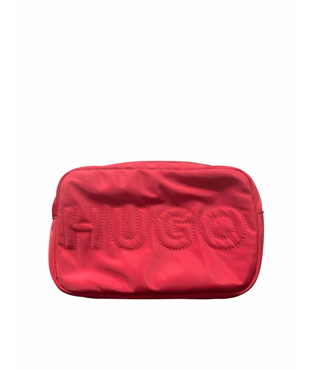 HUGO BOSS Фуксия синтетическая сумка через плечо, фото 1