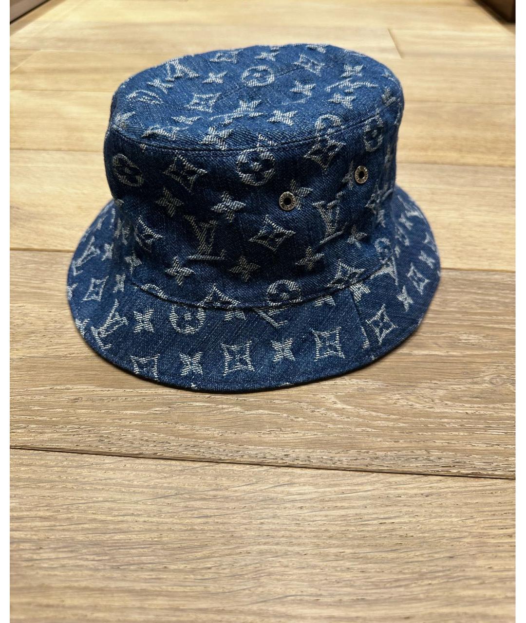 LOUIS VUITTON PRE-OWNED Синяя панама, фото 4