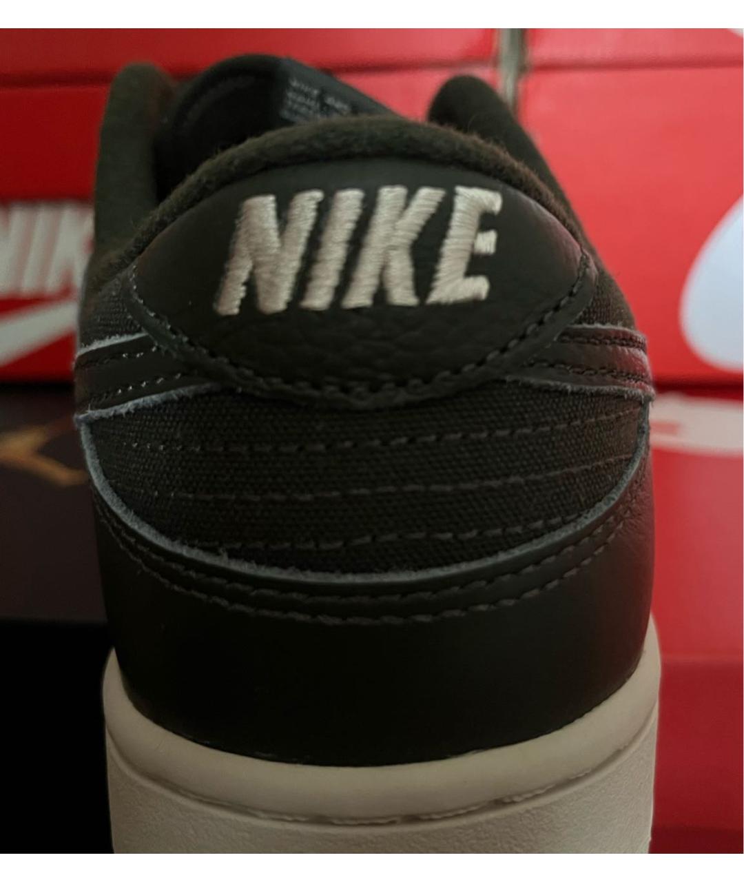 NIKE Зеленые низкие кроссовки / кеды, фото 4