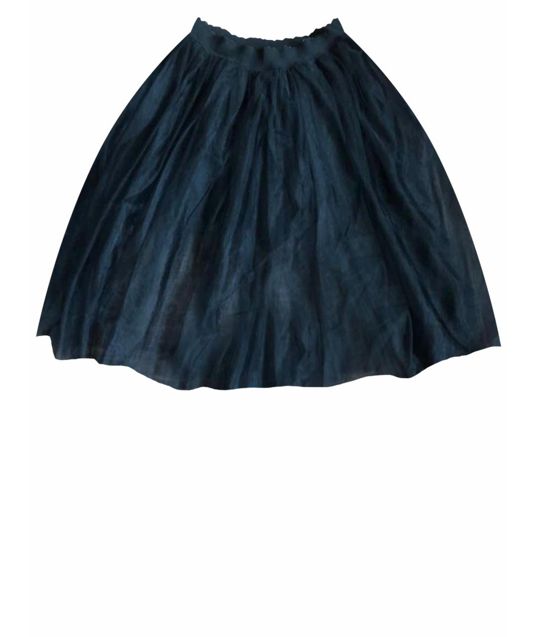 MONNALISA Черная полиэстеровая юбка, фото 1