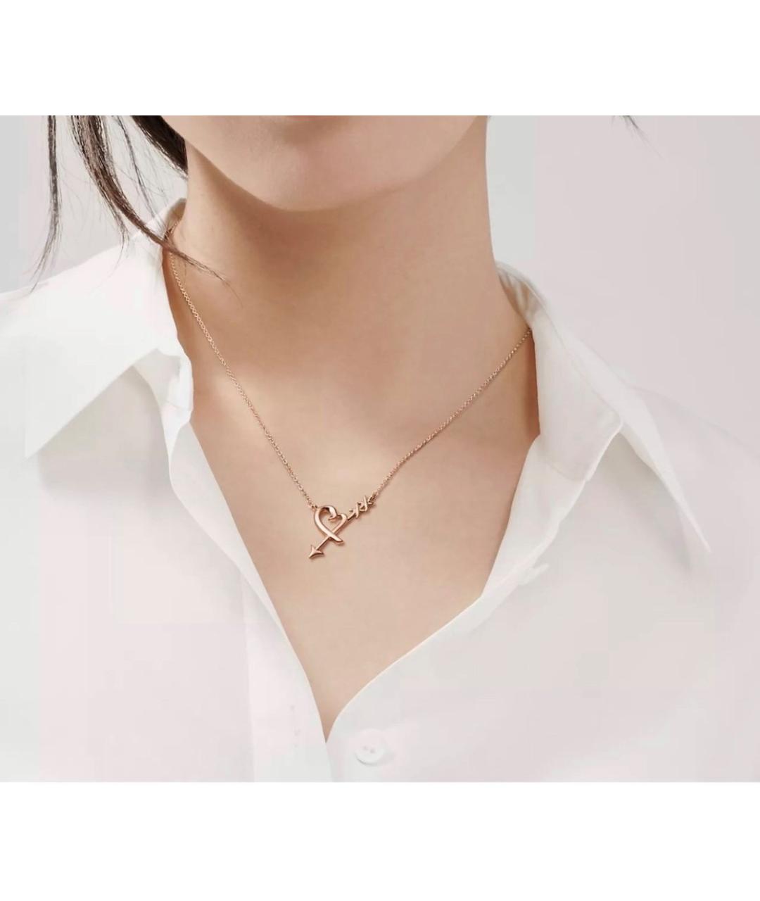 TIFFANY&CO Колье из розового золота, фото 6