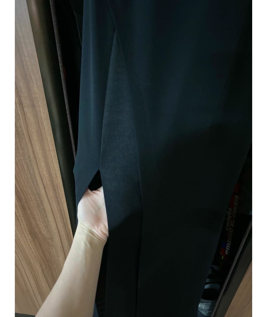 ESCADA Черное полиэстеровое вечернее платье, фото 3