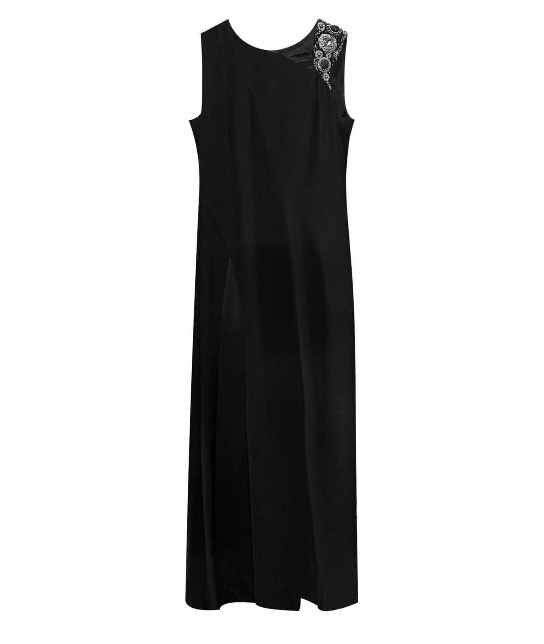 ESCADA Черное полиэстеровое вечернее платье, фото 1