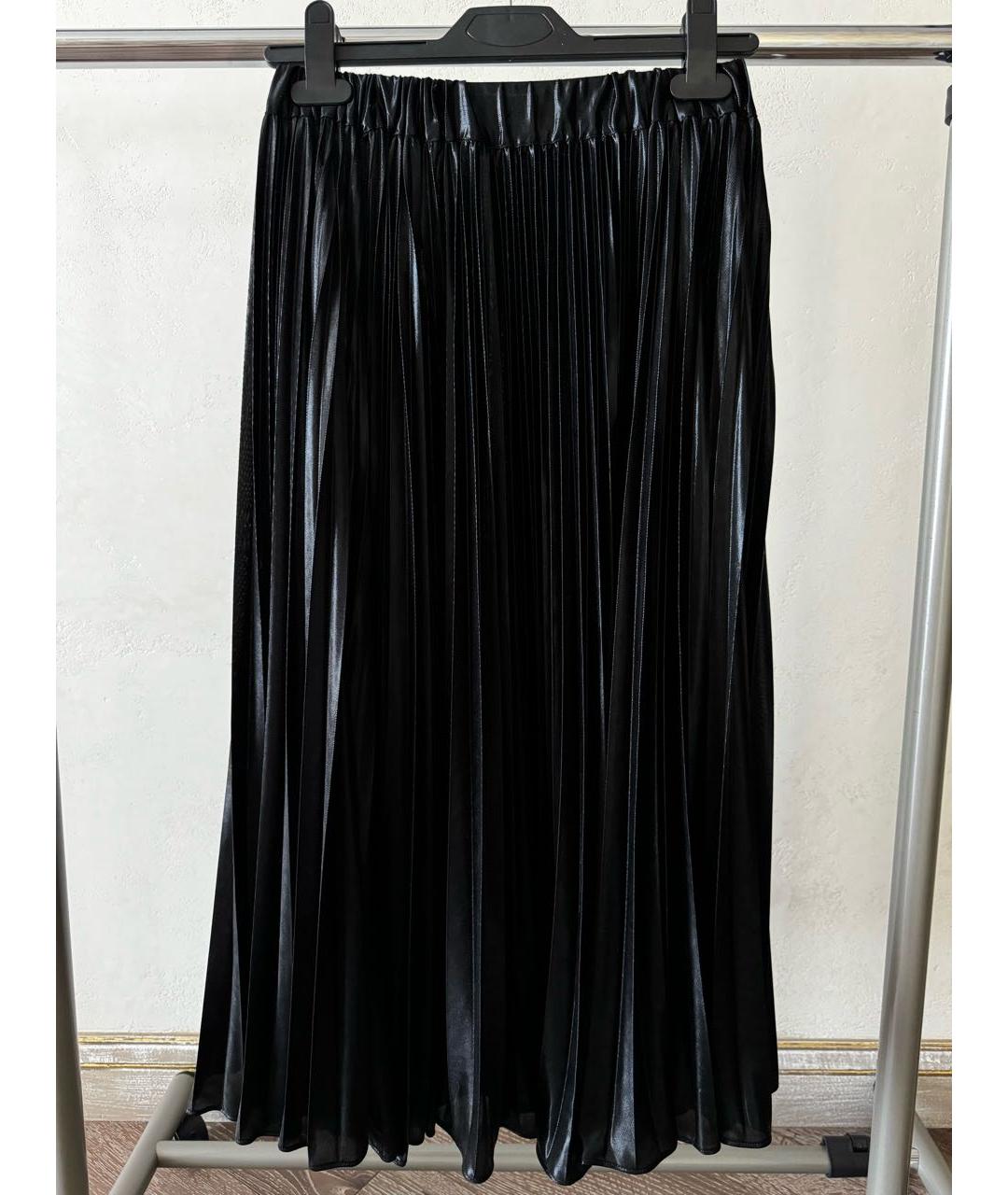 MICHAEL KORS Черная полиэстеровая юбка миди, фото 5